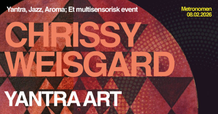 Christina Weisgard udstillede sine originale Yantra malerier
i Metronomens store sal