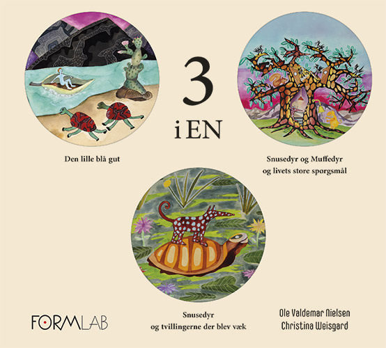 Kommende begivenheder i 2026
Udgivelse af børnebogen "3 i En" som udkommer til maj!
"Den lille blå gut", "Snusedyr og Muffedyr og livets store spørgsmål"
samt "Snusedyr og tvillingerne der blev væk". Af Christina Weisgard & Ole Valdemar Nielsen